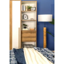 Sale FORTE Regał z półkami i szufladami S-ROOM 59,4 cm