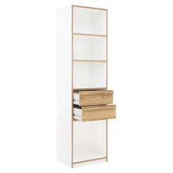 Sale FORTE Regał z półkami i szufladami S-ROOM 59,4 cm