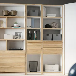 Sale FORTE Regał z półkami i szufladami S-ROOM 59,4 cm