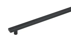 Relingi I Zawieszki^Reling do kuchni czarny OVAL MODERN 100 cm