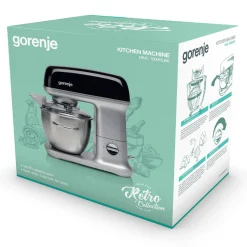 Gorenje Małe Agd|Roboty Kuchenne^Robot planetarny RETRO czarno-stalowy MMC1000RLBK