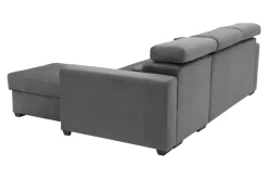 Discount Exline Rozkładany narożnik z regulowanymi zagłówkami MONSON