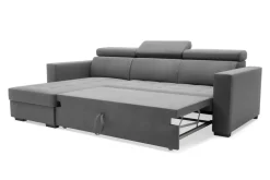 Discount Exline Rozkładany narożnik z regulowanymi zagłówkami MONSON