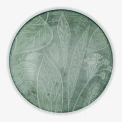 Lubiana Miski, Patery I Półmiski^Salaterka porcelanowa niebieska CZTERY PORY ROKU 17,5 cm