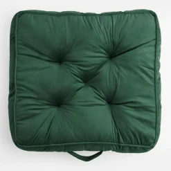 Discount inny Siedzisko ciemnozielone EMERALD 50x50x8 cm