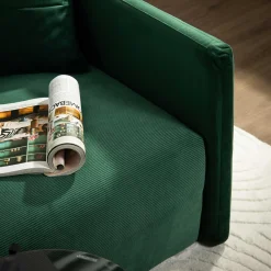Discount inny Sofa amerykanka butelkowa zieleń MIKA