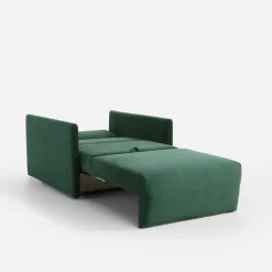 Discount inny Sofa amerykanka butelkowa zieleń MIKA