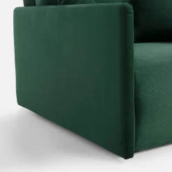 Discount inny Sofa amerykanka butelkowa zieleń MIKA
