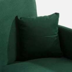 Discount inny Sofa amerykanka butelkowa zieleń MIKA
