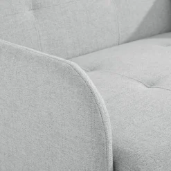 Best Sofa amerykanka jasnoszara LUCAS