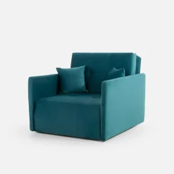 Dzieci Sofy|Sofy^Sofa amerykanka turkusowa 93 cm LEO I