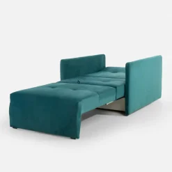 Dzieci Sofy|Sofy^Sofa amerykanka turkusowa 93 cm LEO I