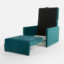 Dzieci Sofy|Sofy^Sofa amerykanka turkusowa 93 cm LEO I
