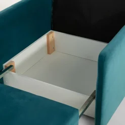 Dzieci Sofy|Sofy^Sofa amerykanka turkusowa 93 cm LEO I
