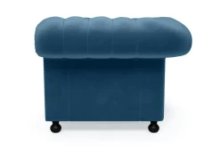 Discount Inspire Sofa glamour niebieska CHESTER