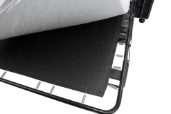 Sale Inspire Sofa glamour rozkładana czarna CHESTER