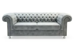 Sale Inspire Sofa glamour szara CHESTER