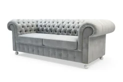 Sale Inspire Sofa glamour szara CHESTER