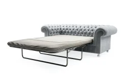 Sale Inspire Sofa glamour szara CHESTER