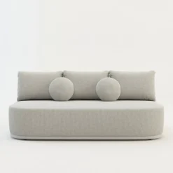 Discount Mavik Sofa 3-osobowa beżowa ROUND