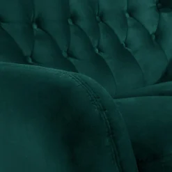 Clearance Impresti Sofa 2-osobowa ciemnozielona KELSO