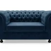 Outlet Inspire Sofa 2-osobowa granatowa CHESTER