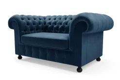 Outlet Inspire Sofa 2-osobowa granatowa CHESTER