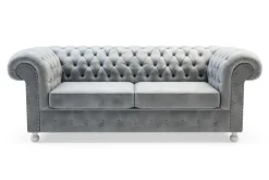 New Inspire Sofa 3-osobowa jasnoszara CHESTER