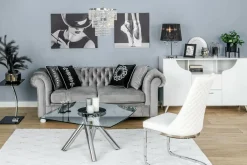 New Inspire Sofa 3-osobowa jasnoszara CHESTER