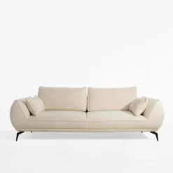 Outlet Instilo Sofa 3-osobowa kremowa CAVO