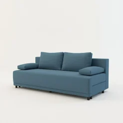 FN Design Sofy^Sofa 3-osobowa niebieska BAHAMA