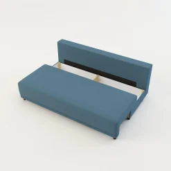 FN Design Sofy^Sofa 3-osobowa niebieska BAHAMA