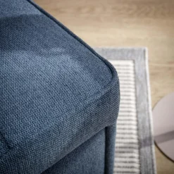 Discount inny Sofa 1-osobowa rozkładana niebieska WINSLO