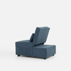 Discount inny Sofa 1-osobowa rozkładana niebieska WINSLO