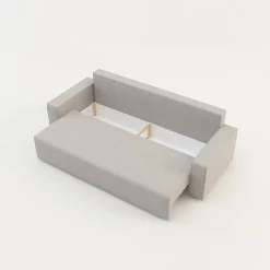 Exline Sofy^Sofa 3-osobowa rozkładana SPARK popielata