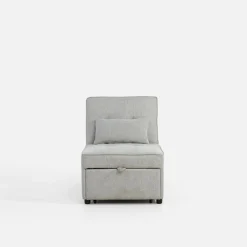 Dzieci inny Sofy|Sofy^Sofa 1-osobowa rozkładana szara WINSLO