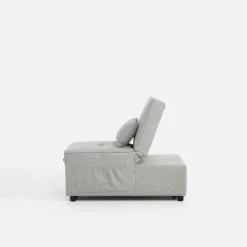 Dzieci inny Sofy|Sofy^Sofa 1-osobowa rozkładana szara WINSLO