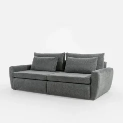 New Softi Sofa 3-osobowa szaroniebieska MEVI