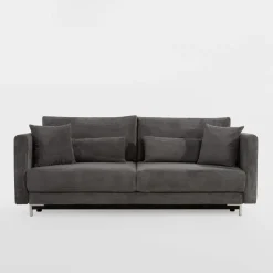 Exline Sofy^Sofa 3-osobowa sztruksowa szara RICO NEW
