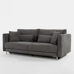 Exline Sofy^Sofa 3-osobowa sztruksowa szara RICO NEW