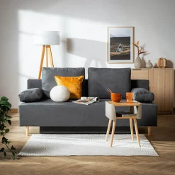 Exline Sofy^Sofa rozkładana antracyt TREVISO