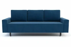 Exline Sofy^Sofa rozkładana ciemnoniebieska KAMALA