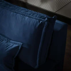 Mavik Sofy^Sofa rozkładana granatowa DUE