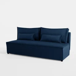 Mavik Sofy^Sofa rozkładana granatowa DUE