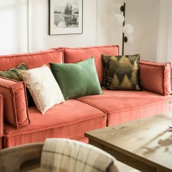 Outlet Instilo Sofa rozkładana na wysokich nóżkach ADELE