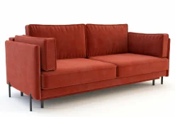 Outlet Instilo Sofa rozkładana na wysokich nóżkach ADELE