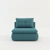 Discount Sofa rozkładana 1-osobowa błękitna ELIAS I