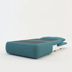 Discount Sofa rozkładana 1-osobowa błękitna ELIAS I