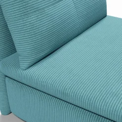 Discount Sofa rozkładana 1-osobowa błękitna ELIAS I