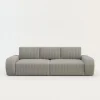 Comfort Line Sofa rozkładana 4-osobowa CAPPA jasnoszara